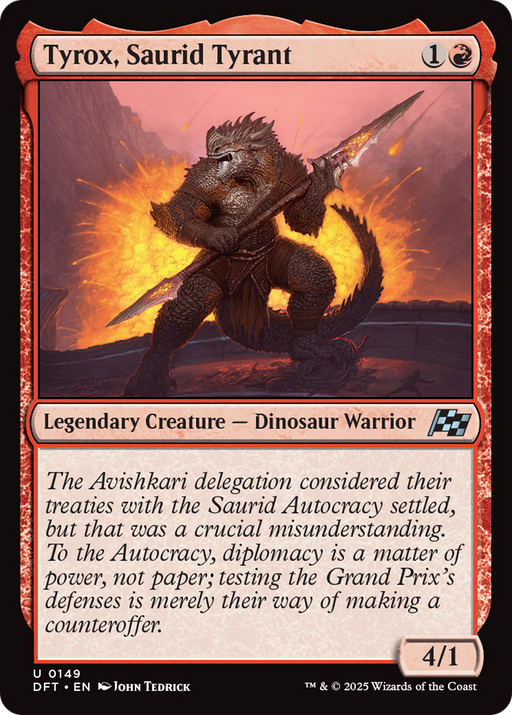 Tyrox, Saurid Tyrant (DFT-149) - Aetherdrift - for just $0.05! 