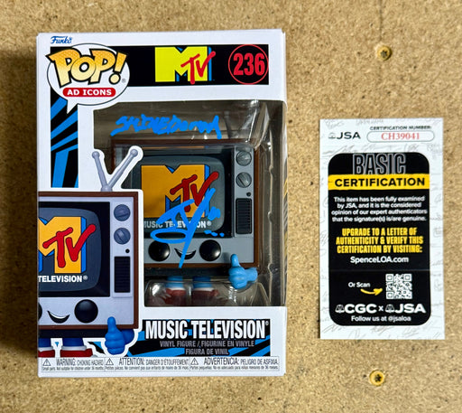 Musician Brent Smith Of Shinedown Signed 2024 MTV Funko Pop #236 With JSA COA - for just $140! 