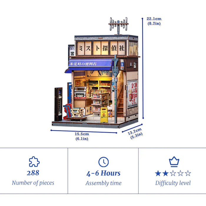 CUTEBEE DIY Miniature House | Beika-cho Convenience Store - for just $39.99! 