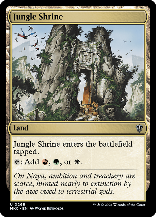 Jungle Shrine (MKC-268) - Murders at Karlov Manor Commander - for just $0.11! 