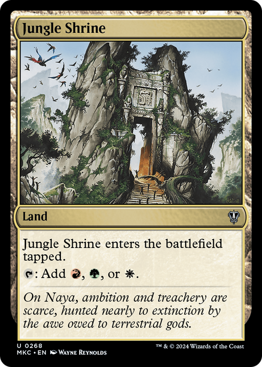 Jungle Shrine (MKC-268) - Murders at Karlov Manor Commander - for just $0.11! 
