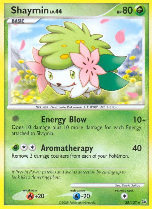 Shaymin (38/127) (Theme Deck Exclusive) [Platinum: Base Set] - for just $2.70! 