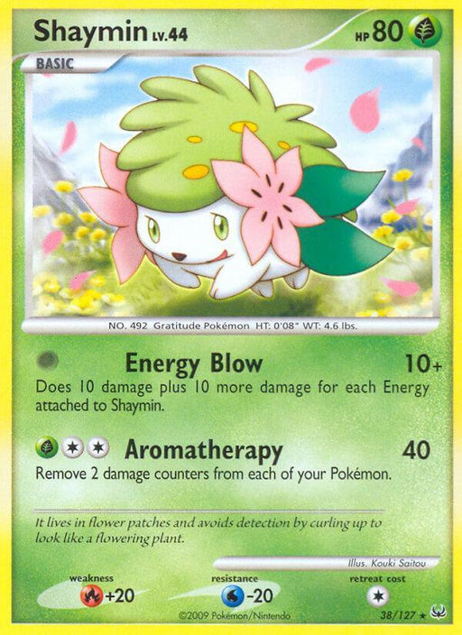 Shaymin (38/127) (Theme Deck Exclusive) [Platinum: Base Set] - for just $2.90! 