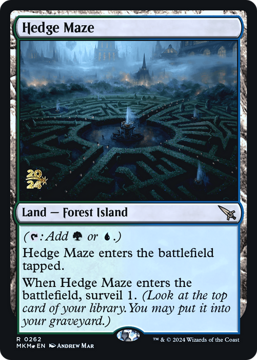 Hedge Maze (PRE-262) - Murders at Karlov Manor Promos Foil - for just $5.33! 