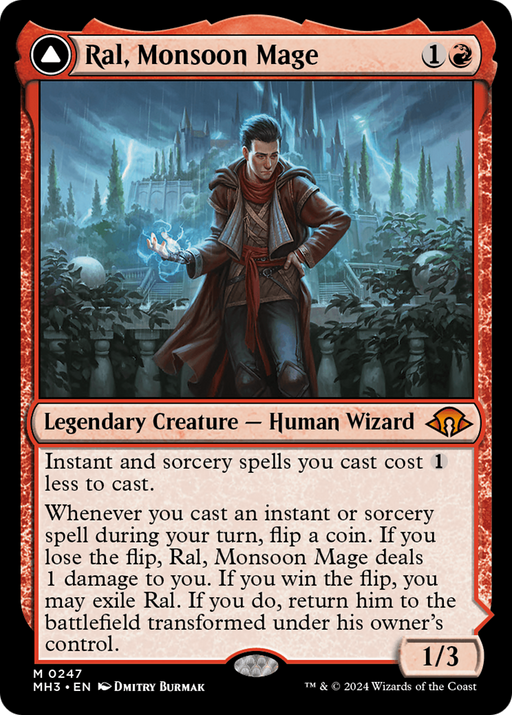 Ral, Monsoon Mage // Ral, Leyline Prodigy [Modern Horizons 3] - Just $1.55! Shop now at Retro Gaming of Denver