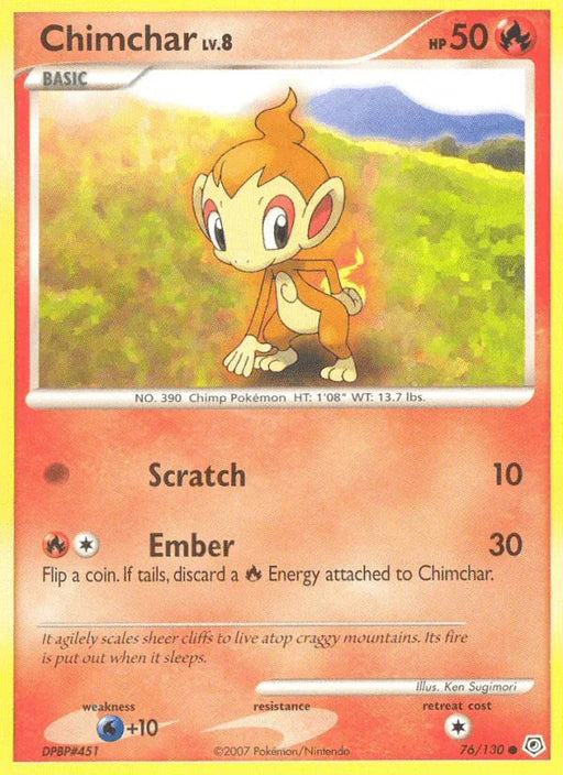 Chimchar (76/130) [Diamond & Pearl: Base Set] - for just $0.25! 