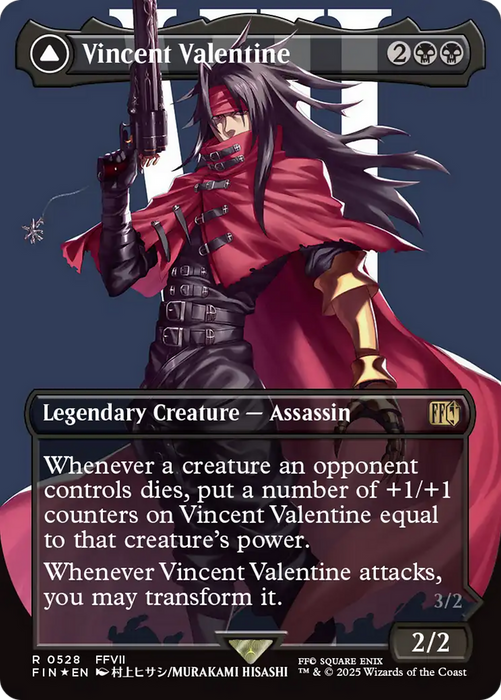 Vincent Valentine (Borderless) (Surge Foil) (FIN-528) - FINAL FANTASY (Borderless) Foil - for just $11.44! 