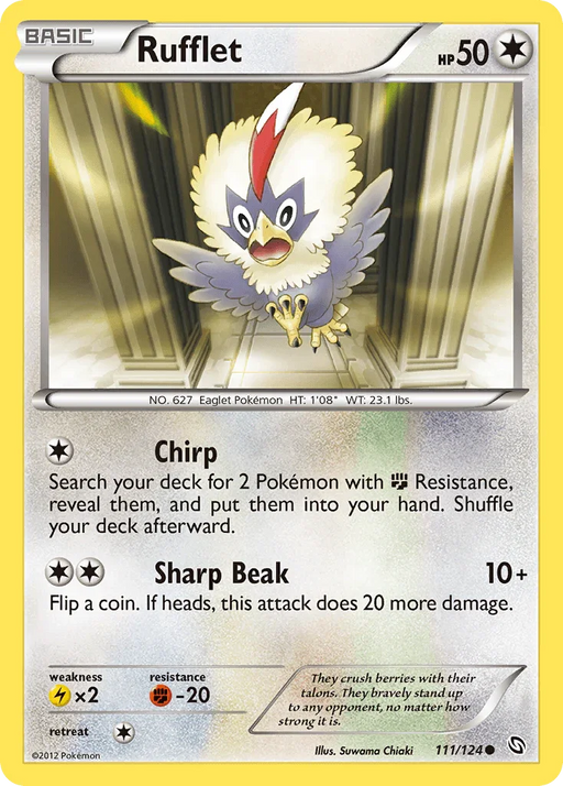 Rufflet (111/124) [Black & White: Dragons Exalted] - for just $0.10! 