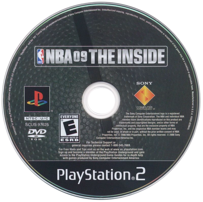 NBA 09 The Inside – PlayStation 2 (PS2) - for just $3.99! 