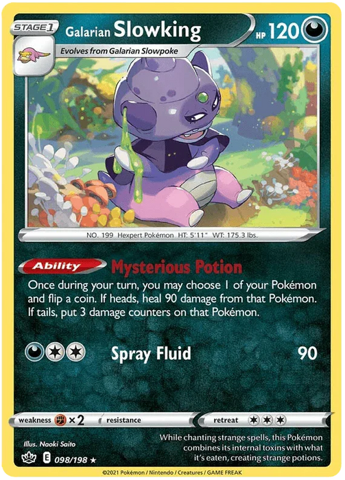 Galarian Slowking (098/198) [Sword & Shield: Chilling Reign] - for just $0.15! 