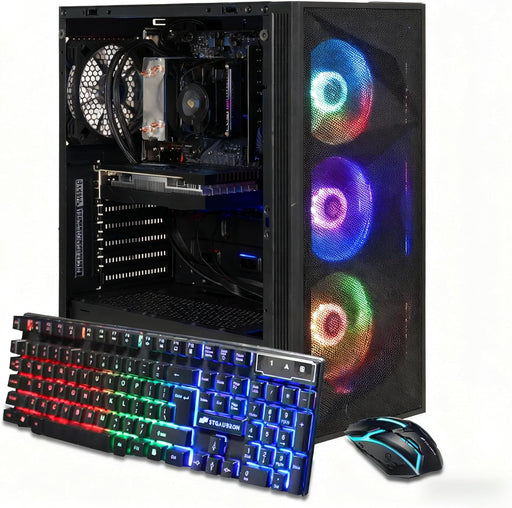 Gaming PC Desktop Computer, AMD Ryzen 7 5700X up to 4.6G, Geforce RTX 3050 6G, 16GB DDR4, 1TB SSD, Wifi 6 & BT 5.2, RGB Fan X4, Windows 11 Home - for just $1302.26! 