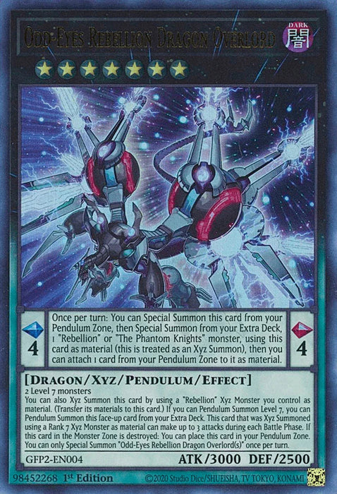 Odd-Eyes Rebellion Dragon Overlord [GFP2-EN004] Ultra Rare - for just $0.15! 