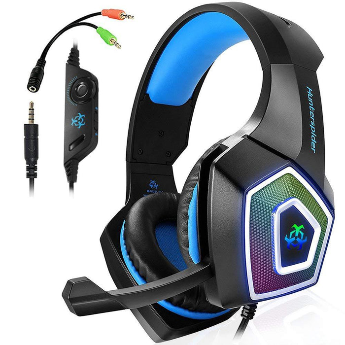 Head-Mounted Gaming Headset RGB Colorful Wired Headset With Wheat - for just $131.46! 