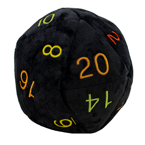 D20 Jumbo Plush Dice - Rainbow - Premium Toys and Collectible - Just $24.99! Shop now at Retro Gaming of Denver