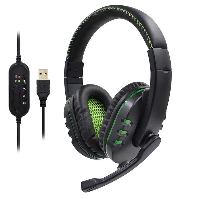 Headset Gaming Headset With LED Lighting, Wired Headset, Microphone AMD-06 - for just $79.02! 