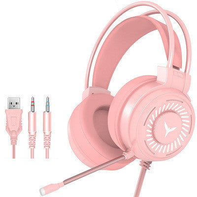 King G60 Gaming Headphones Gaming Wired 7.1 Channel Eating Chicken Desktop Computer Notebook Headset - for just $32.84! 