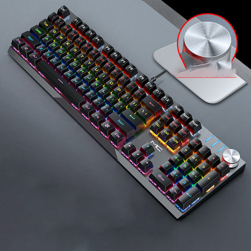 New Mechanical Keyboard Green Axis Black Axis Tea Axis Red Axis Gaming Gaming Desktop Computer Wired - for just $241.30! 