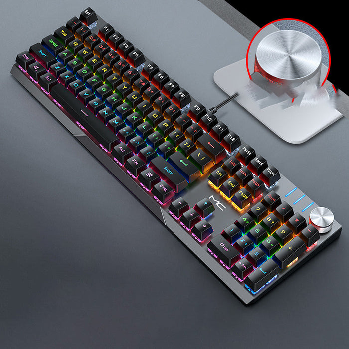 New Mechanical Keyboard Green Axis Black Axis Tea Axis Red Axis Gaming Gaming Desktop Computer Wired - for just $241.30! 