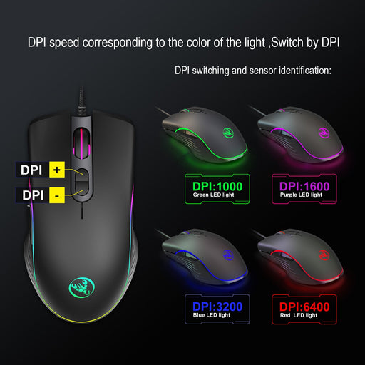 Glowing Gaming Mouse Gaming Wired Mouse - for just $34.98! 