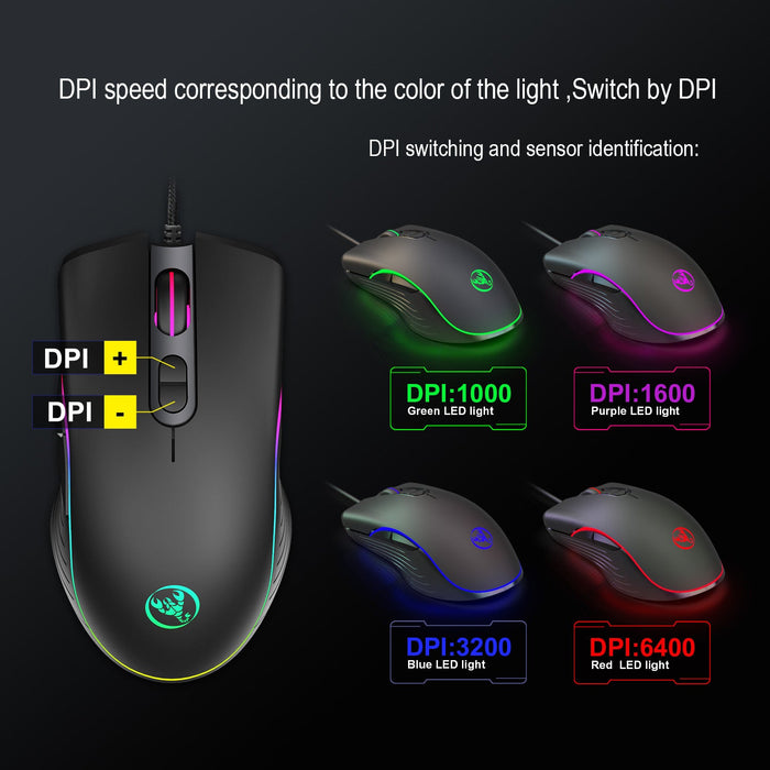 Glowing Gaming Mouse Gaming Wired Mouse - for just $34.98! 