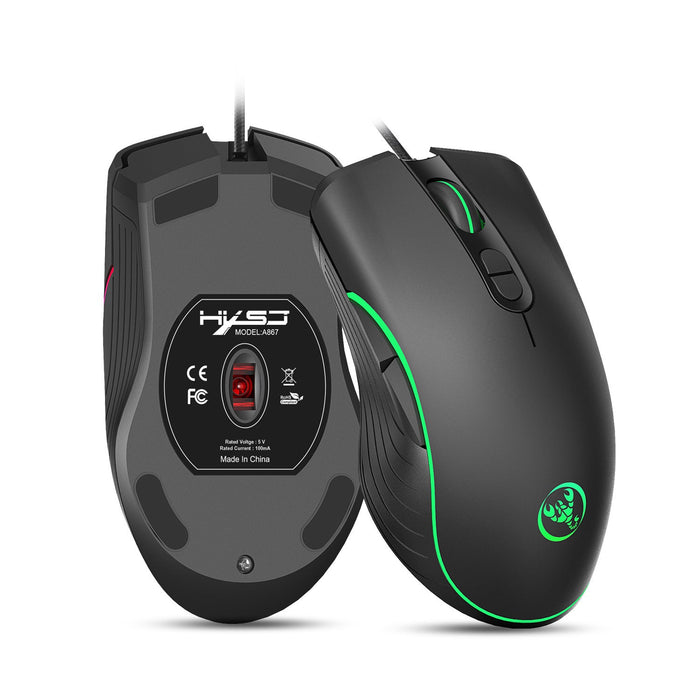 Glowing Gaming Mouse Gaming Wired Mouse - for just $34.98! 