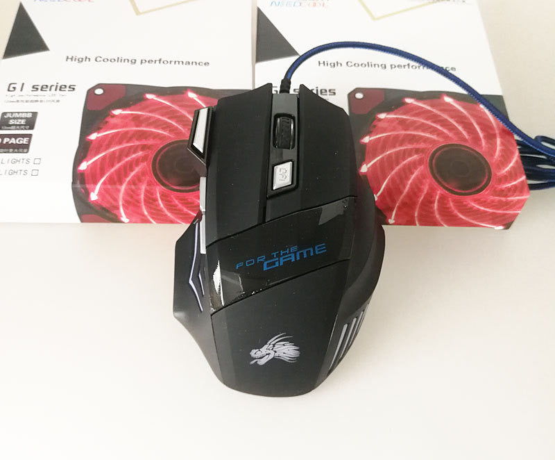 7-button Colorful Glowing USB Gaming Mouse - for just $14.60! 
