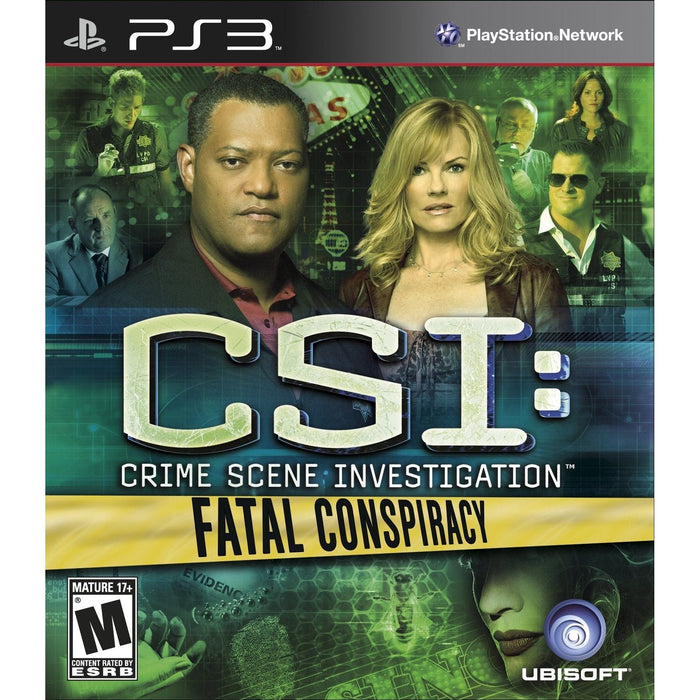 CSI: Crime Scene Investigation: Fatal Conspiracy (Playstation 3) - Just $0! Shop now at Retro Gaming of Denver