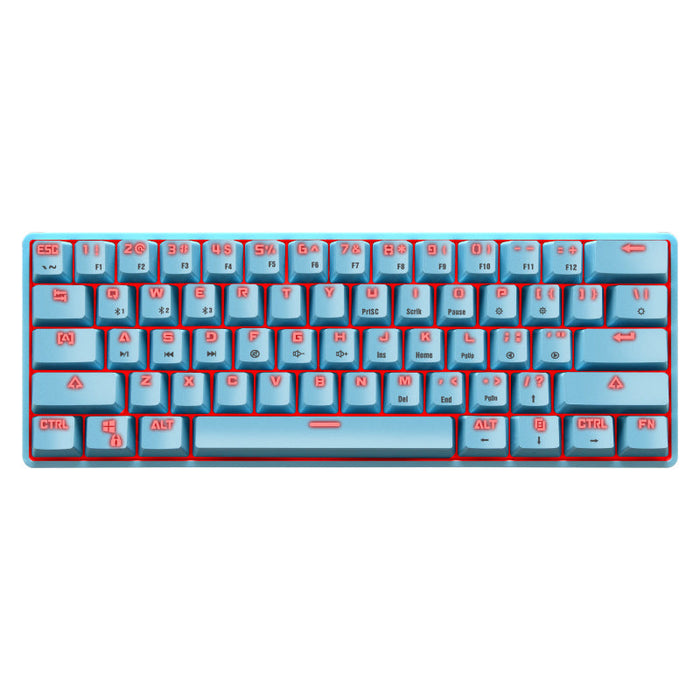 Crack K28 Wireless Bluetooth Mechanical Keyboard Gaming Office Computer Mobile Phone Tablet Notebook Rgb Wired Keyboard - for just $84.04! 