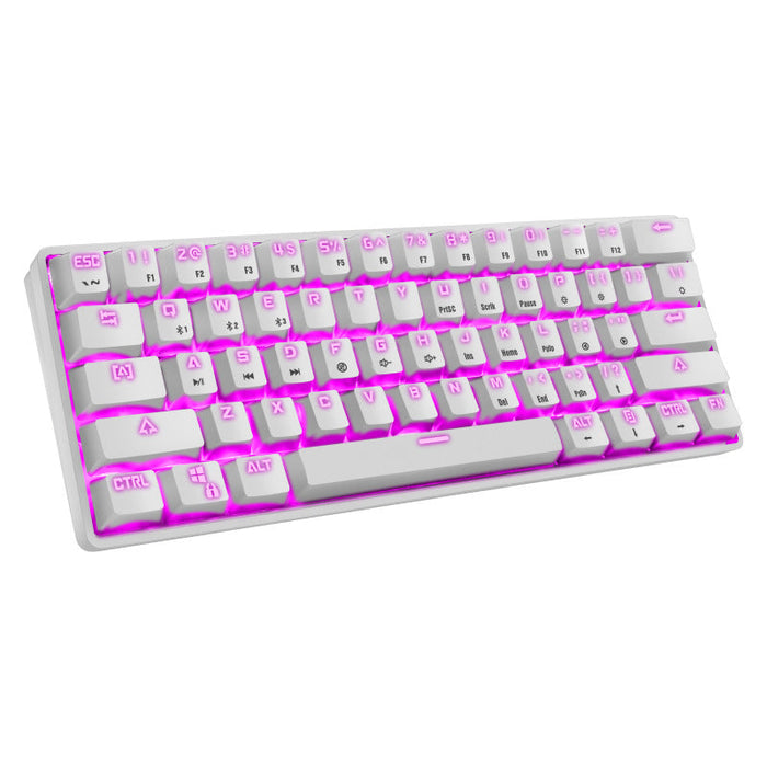 Crack K28 Wireless Bluetooth Mechanical Keyboard Gaming Office Computer Mobile Phone Tablet Notebook Rgb Wired Keyboard - for just $84.04! 