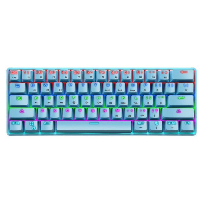 Crack K28 Wireless Bluetooth Mechanical Keyboard Gaming Office Computer Mobile Phone Tablet Notebook Rgb Wired Keyboard - for just $84.04! 
