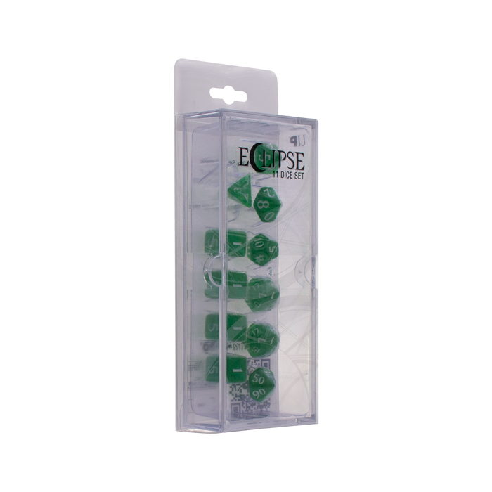 Ultra PRO: 11-Dice Set - Eclipse (Forest Green) - Just $9.95! Shop now at Retro Gaming of Denver