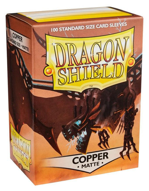 Dragon Shield: Standard 100ct Sleeves - Copper (Matte) - for just $14.99! 