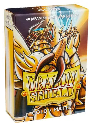 Dragon Shield Matte Gold Japanese Sleeves 60-Count - Just $5.95! Shop now at Retro Gaming of Denver