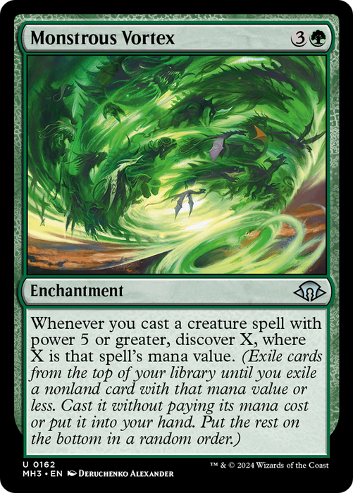 Monstrous Vortex (MH3-162) - Modern Horizons 3 - for just $0.10! 