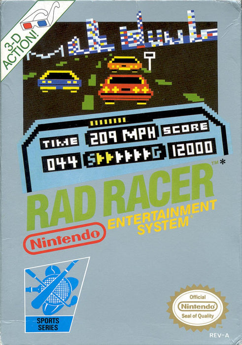 Rad Racer (Nintendo NES) - for just $0! 
