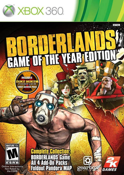Borderlands: Game Of The Year Edition Single Disc Version (Xbox 360) - for just $0! 