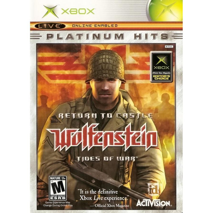Return to Castle Wolfenstein Tides of War (Platinum HIts) (Xbox) - Just $0! Shop now at Retro Gaming of Denver
