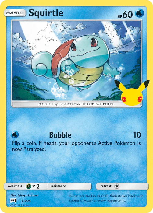 Squirtle (17/25) [McDonald's 25th Anniversary] - for just $0.65! 
