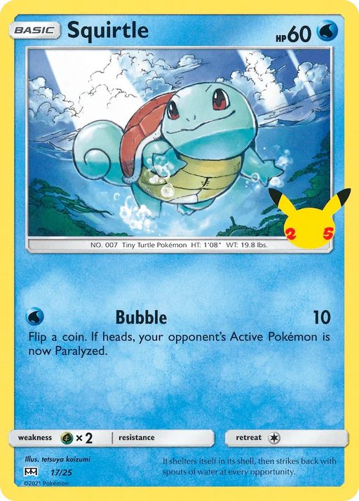 Squirtle (17/25) [McDonald's 25th Anniversary] - for just $0.65! 