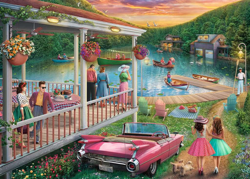 Puzzle: Large Format - Summer at The Lake - for just $18.49! 