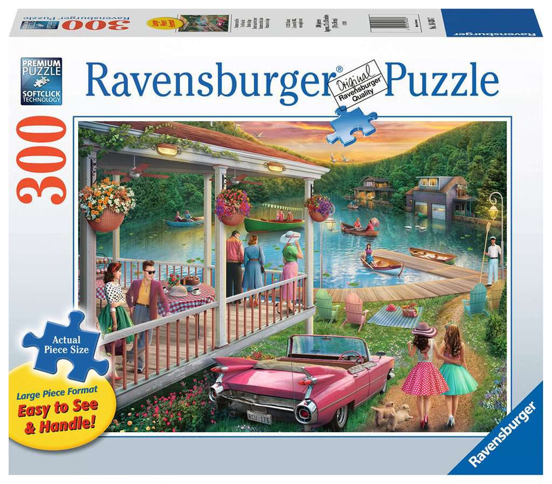 Puzzle: Large Format - Summer at The Lake - for just $18.49! 