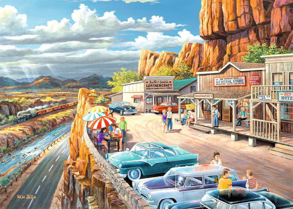 Puzzle: Large Format - Scenic Overlook - for just $18.49! 