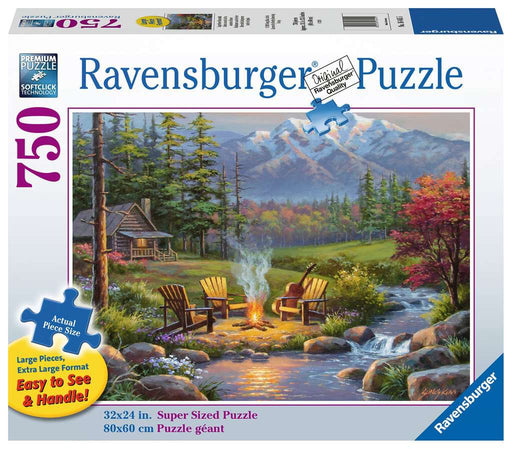 Puzzle: Large Format - Riverside  Livingroom - for just $24.99! 