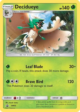 Decidueye SM55/248 - SM Promos Holofoil - for just $0.16! 
