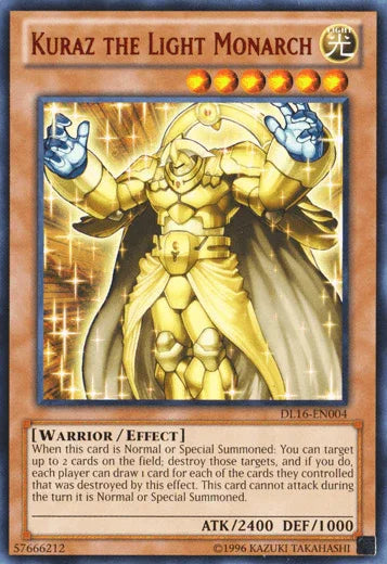 Kuraz the Light Monarch (Red) [DL16-EN004] Rare - for just $2! 