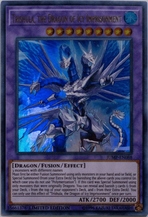 Trishula, the Dragon of Icy Imprisonment [JUMP-EN088] Ultra Rare - for just $1.80! 