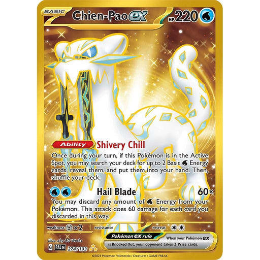 Chien-Pao ex (274/193) [Scarlet & Violet: Paldea Evolved] - Just $2.35! Shop now at Retro Gaming of Denver