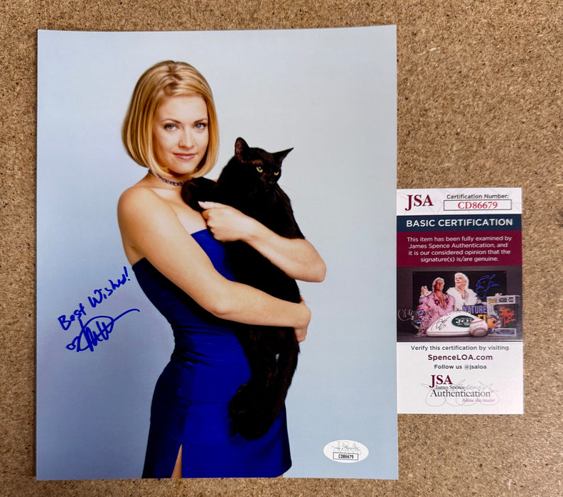 Melissa Joan Hart Signed Sabrina The Teenage Witch 8X10 Photo With JSA COA - for just $60! 