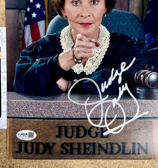 Judge Judy Signed Television Judith Sheindlin 8x10 Photo With JSA COA - for just $150! 