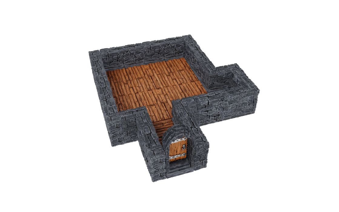 WarLock Tiles: Expansion Pack - 1 in. Dungeon Straight Walls - for just $79.99! 